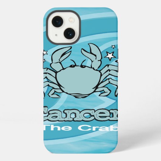 Kanker De Kreeft watersoort iPhone Hoesje (Achterkant)