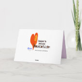 Kanker die van de borst de Roze Kaart van de Engel (Achterkant)