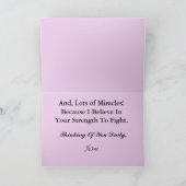 Kanker die van de borst de Roze Kaart van de Engel (Binnen)