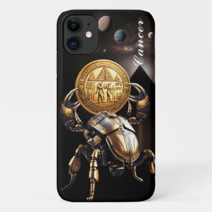 Kanker, dierenriem, goud, geboorte, ontwerp, Case-Mate iPhone case