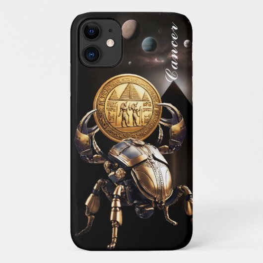 Kanker, dierenriem, goud, geboorte, ontwerp, Case-Mate iPhone case (Achterkant)