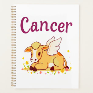 Kanker Dierenriem Koe PNG, Schattige Kanker Planner