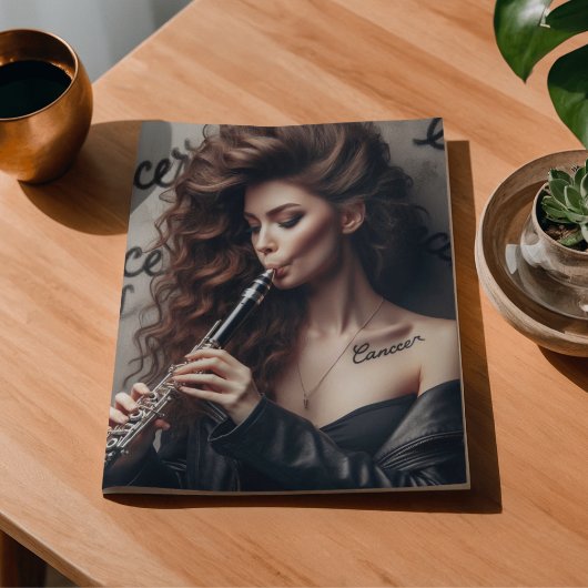 Kanker Dierenriem Musicus Klarinet Decoupage  Tissuepapier