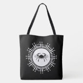Kanker Dierenriem Teken Krab Kosmische Starburst O Tote Bag (Achterkant)