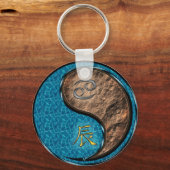 Kanker en aarde draak sleutelhanger (Achterkant)