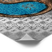 Kanker en aarde konijn poster (Hoek)