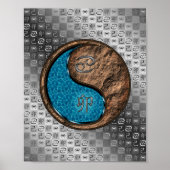 Kanker en aarde konijn poster (Voorkant)