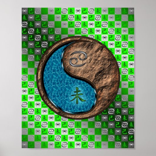 Kanker en aardgeit poster (Voorkant)