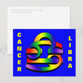Kanker en beha GLBT Briefkaart (Voorkant / Achterkant)