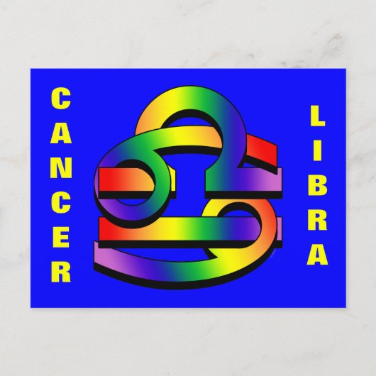 Kanker en beha GLBT Briefkaart (Voorkant)