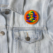 Kanker en beha GLBT Ronde Button 5,7 Cm (In situ)
