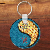 Kanker en brand tijger sleutelhanger (Voorkant)