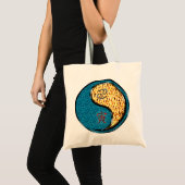 Kanker en brand tijger tote bag (Voorkant (product))