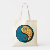 Kanker en brand tijger tote bag (Achterkant)