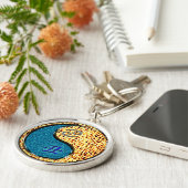 Kanker en brandos sleutelhanger (Zijkant)