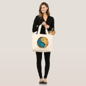 Kanker en brandslang grote tote bag (Voorkant (model))