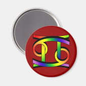 Kanker en Gemini GLBT Magneet (Voorkant / Achterkant)