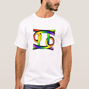 Kanker en Gemini GLBT T-shirt