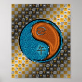 Kanker en hout paard poster (Voorkant)