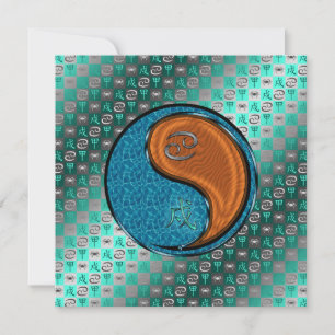 Kanker en houten hond kaart