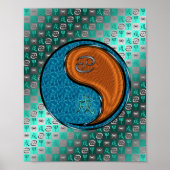 Kanker en houten hond poster (Voorkant)