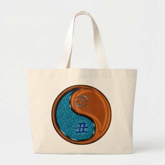 Kanker en houtoos grote tote bag (Voorkant)