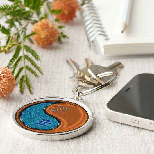 Kanker en houtoos sleutelhanger (Zijkant)