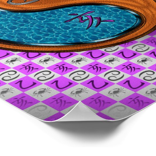 Kanker en houtzwijnen poster (Hoek)