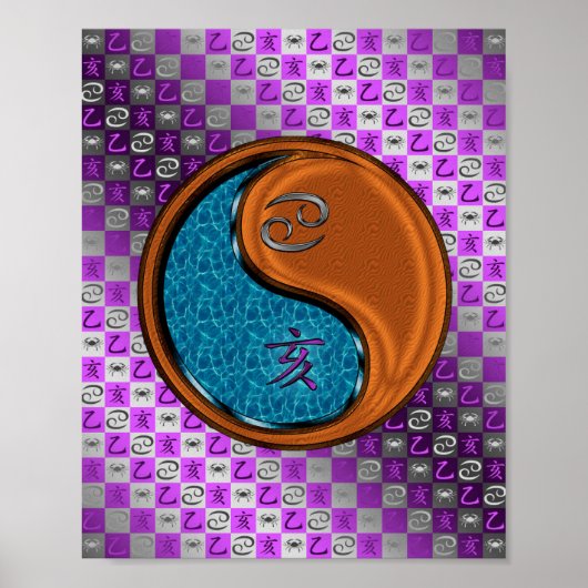 Kanker en houtzwijnen poster (Voorkant)