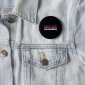 Kanker en huiselijk geweld Awareness Month Support Ronde Button 5,7 Cm (In situ)