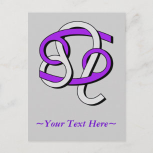 Kanker en Leo PGy Briefkaart