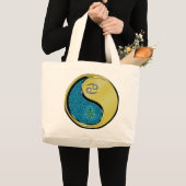 Kanker en metaalgeit grote tote bag (Voorkant (product))