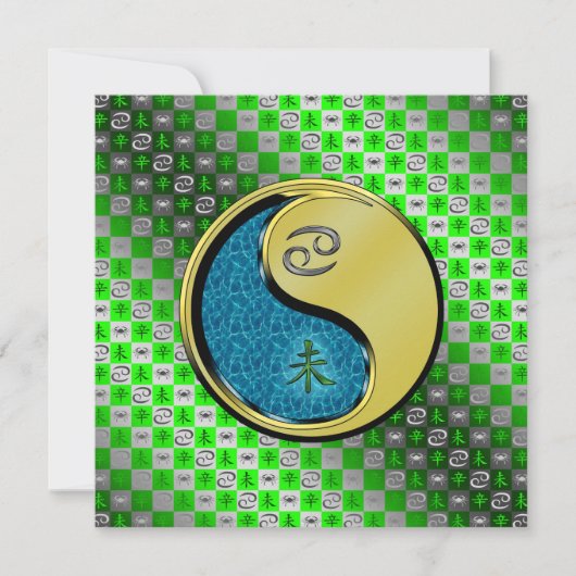 Kanker en metaalgeit kaart (Voorkant)