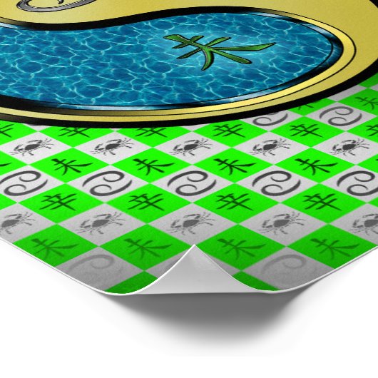 Kanker en metaalgeit poster (Hoek)