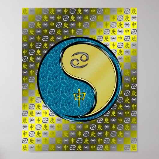 Kanker en metalen aap poster (Voorkant)