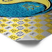 Kanker en metalen draak poster (Hoek)