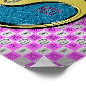 Kanker en metalen haan poster (Hoek)