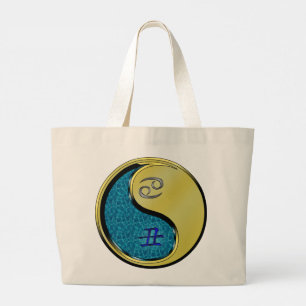 Kanker en metalen os grote tote bag