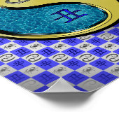 Kanker en metalen os poster (Hoek)