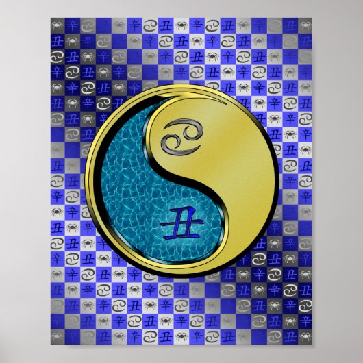 Kanker en metalen os poster (Voorkant)