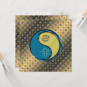 Kanker en metalen paard kaart (Voorkant / Achterkant in situ)