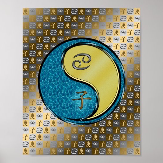 Kanker en metalen rat poster (Voorkant)