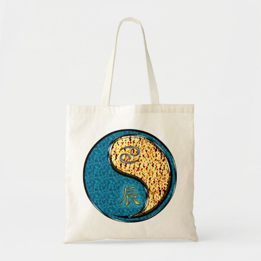 Kanker en vuur draak tote bag (Voorkant)