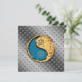 Kanker en vuur konijn kaart (Staand voorkant)