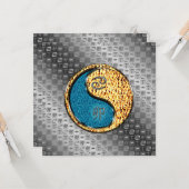 Kanker en vuur konijn kaart (Voorkant / Achterkant in situ)