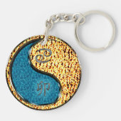 Kanker en vuur konijn sleutelhanger (Achterkant)