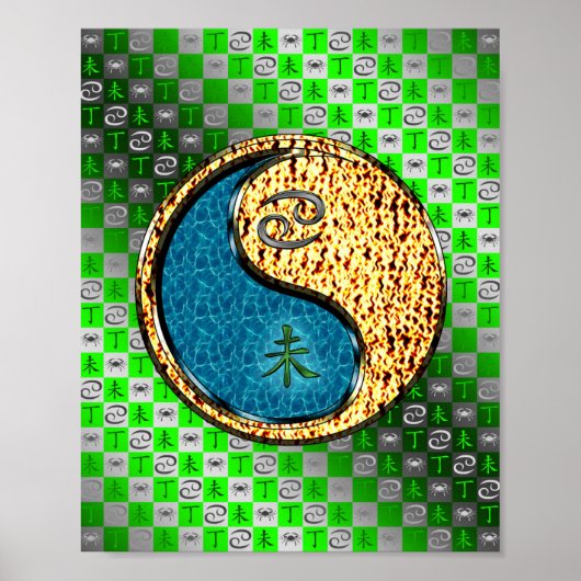 Kanker en vuurgeit poster (Voorkant)