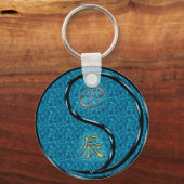 Kanker en water draak sleutelhanger (Voorkant)