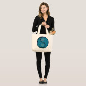 Kanker en water konijn grote tote bag (Voorkant (model))