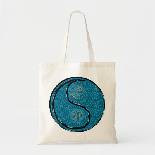 Kanker en water konijn tote bag (Voorkant)